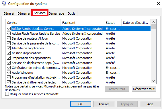 2-Désactiver la mise à jour automatique de Chrome dans Windows 10